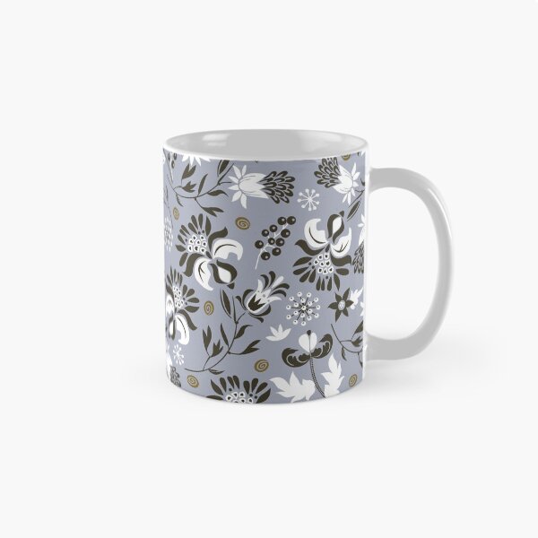 Item preview, victorian floral | slate gray  designed and sold by camcreativedk.