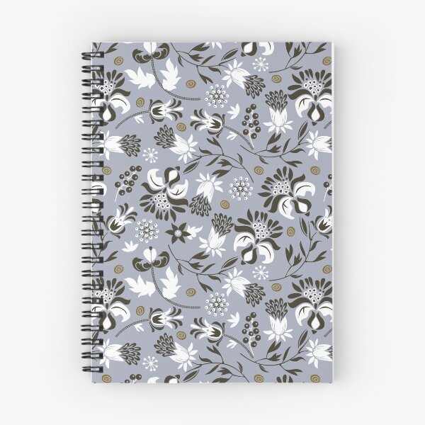Item preview, victorian floral | slate gray  designed and sold by camcreativedk.