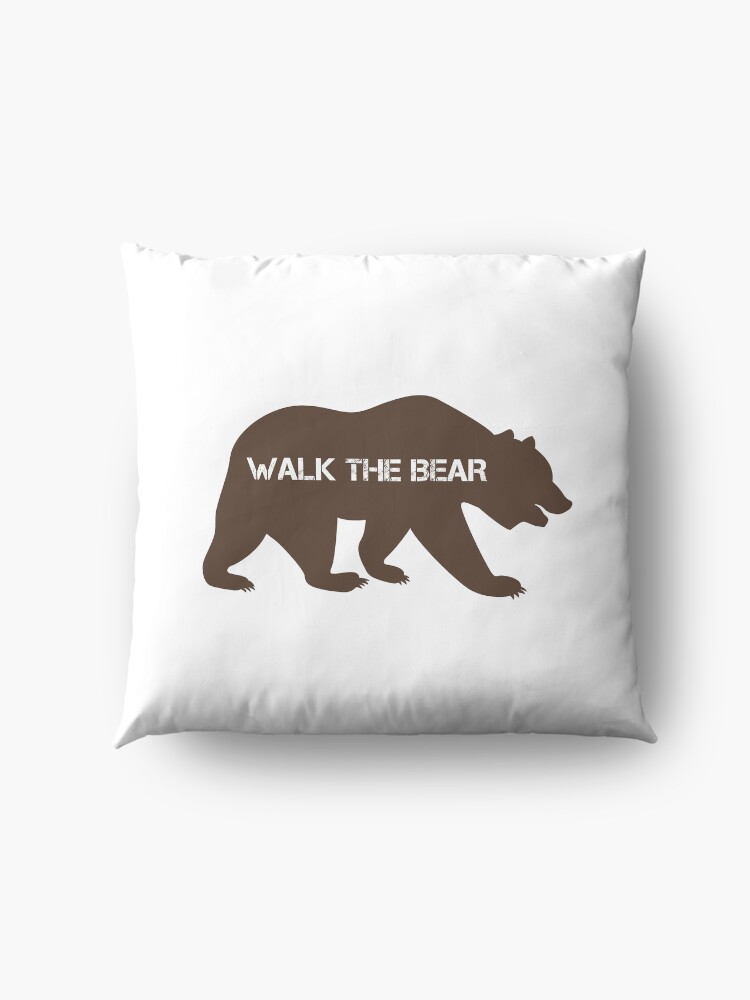 Alternate view of Walk the bear (Plimba ursu') Floor Pillow