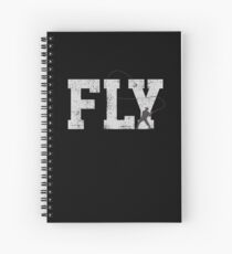 fly fishing Spiral Notebook