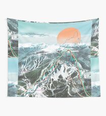Ski Map Wall Tapestry