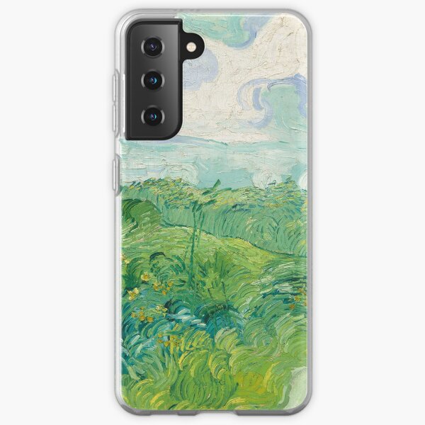 Vincent van Gogh, Green Wheat Fields, Auvers, 1890 Painting Samsung Galaxy Soft Case
