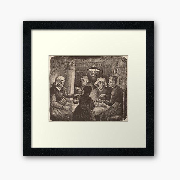 Aperçu de l'œuvre Vincent van Gogh, mangeurs de pommes de terre, 1885 créée et vendue par VibrantDesign.