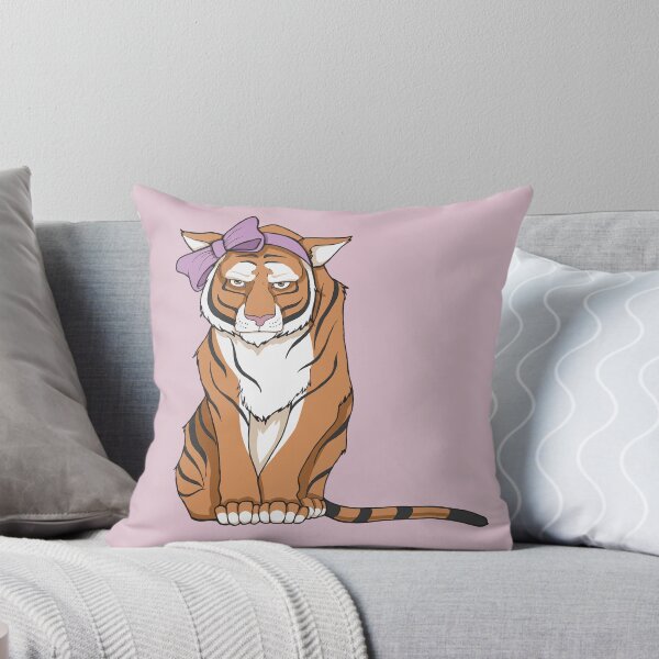Artikelvorschau, Rufen Sie mich nicht süß an - Tiger in Pink Bow entworfen und verkauft von Christina G. Smith.