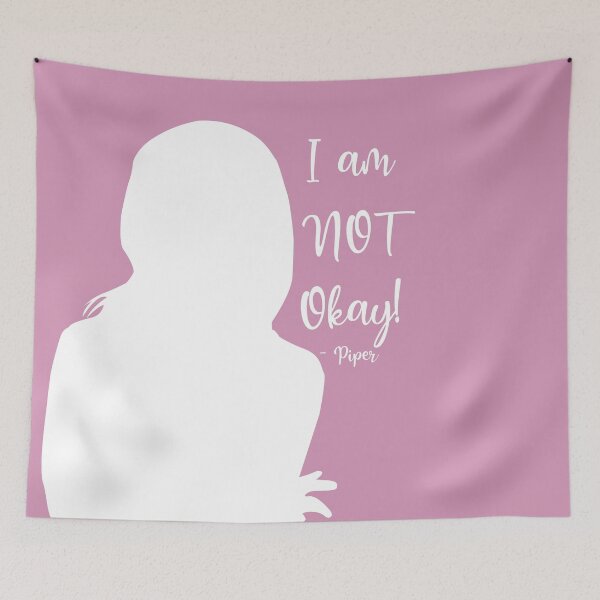 Item preview, Piper Silhouette - I'm Not Okay designed and sold by Linneke.
