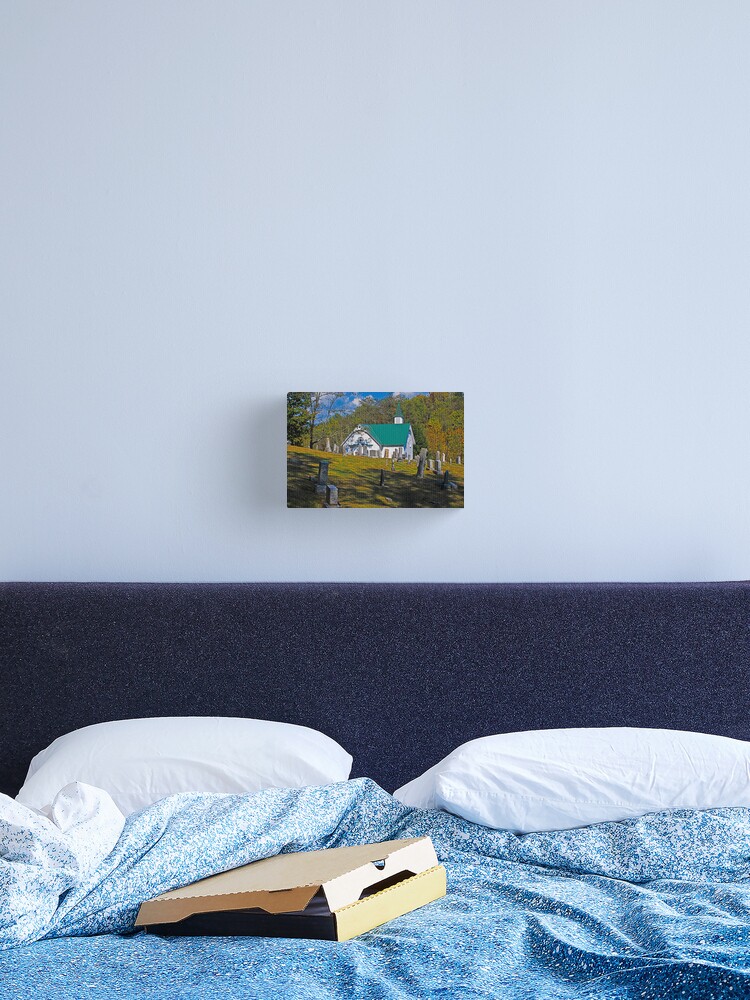Thumbnail 1 of 3, Canvas Print, Mount Olive UMC, Jarvisville West Virginia designed and sold by mtbearded1.