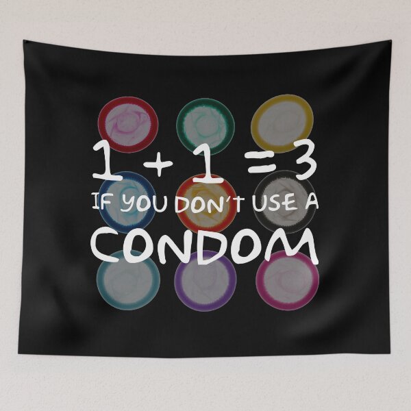 Item preview, 1 + 1 = 3 if you don’t use A condom designed and sold by JulioCampos.