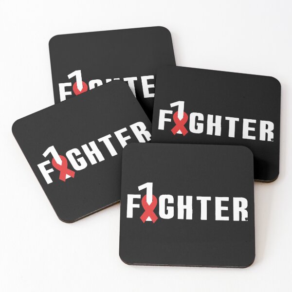 Item preview, Fighter - HIV AIDS Awareness designed and sold by SmartStyle.