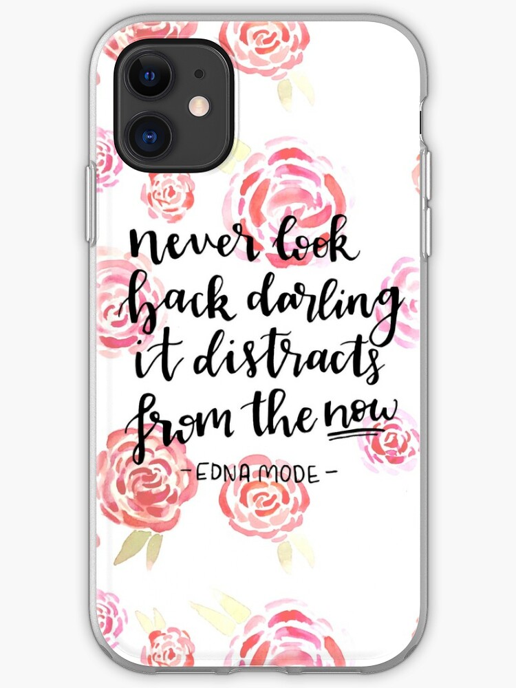 Never Look Back Darling Edna Mode Iphone Case Cover By Destinybetts Redbubble