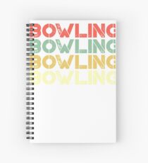 vintage bowling - retro bowling Spiral Notebook