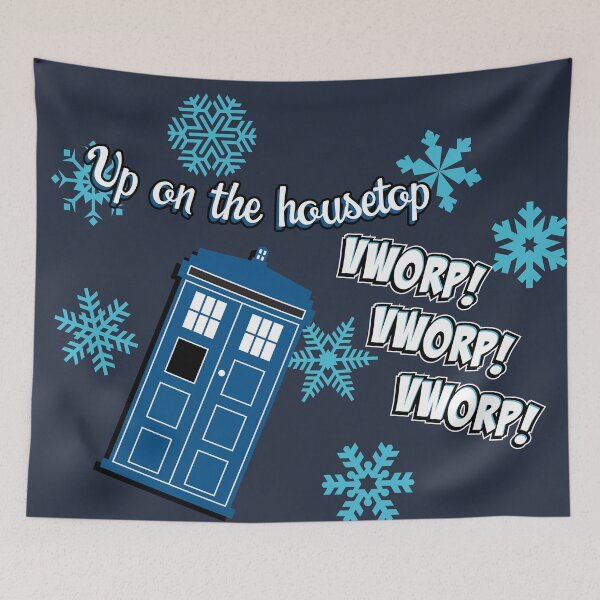 Item preview, Up on the Housetop designed and sold by MrPandaDesigns.