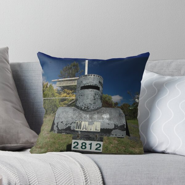 Item preview, Letterbox (Ned Kelly helmet-shaped), Lue, NSW, Australia designed and sold by muz2142.