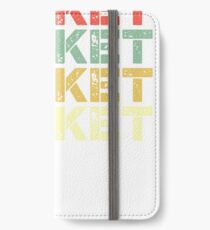 vintage cricket - retro cricket iPhone Wallet/Case/Skin