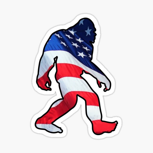 Item preview, American Flag Sasquatch designed and sold by TayorBifGace.