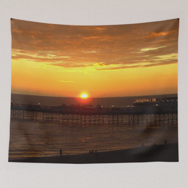 Item preview, Sunset over Brighton Pier designed and sold by SpikyNeil.