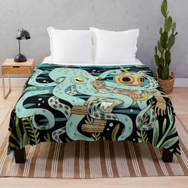 Diver Throw Blanket