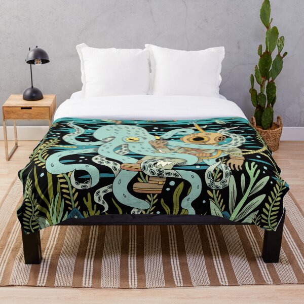 Diver Throw Blanket