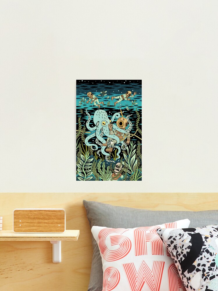 Photographic Print, Diver designed and sold by jackteagle
