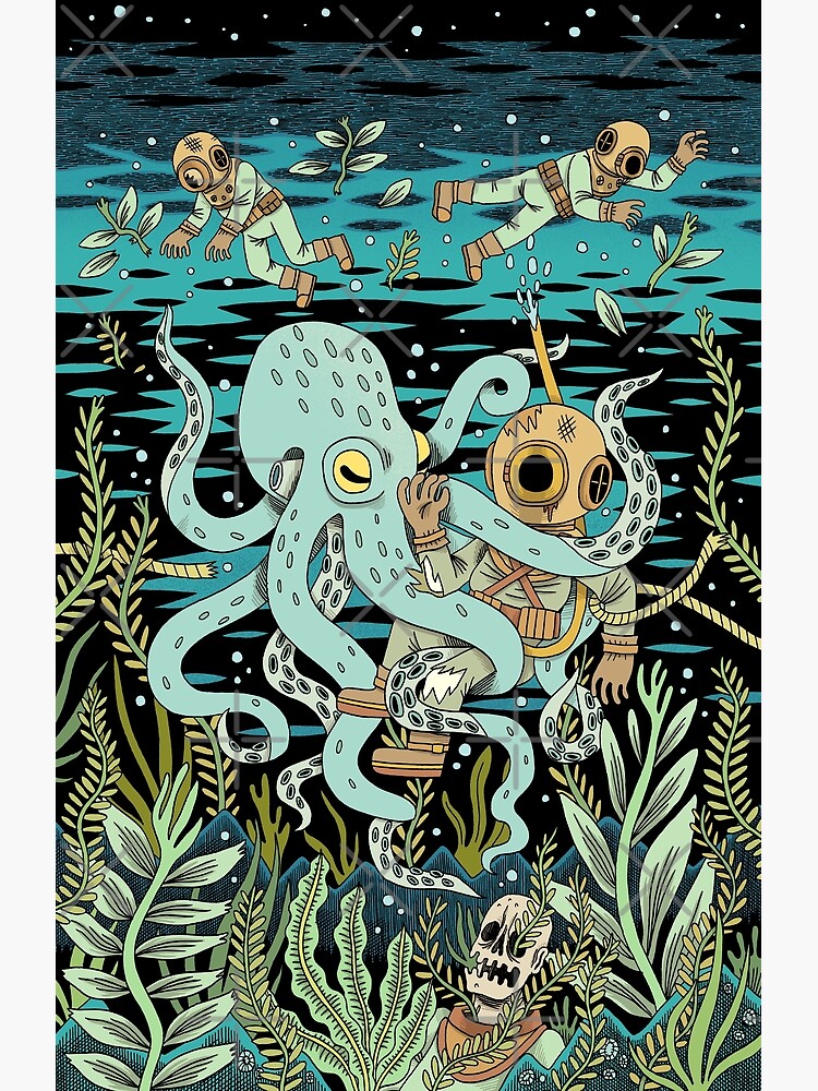 Thumbnail 3 of 3, Photographic Print, Diver designed and sold by jackteagle.