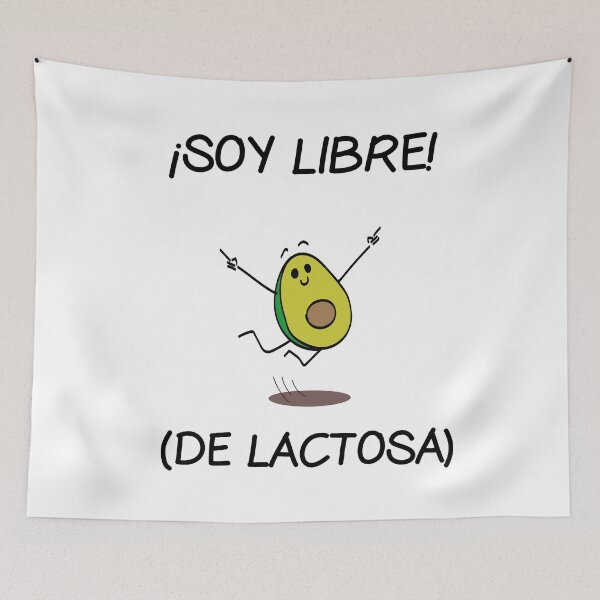 Item preview, I'm free from lactose (Spanish version) designed and sold by TheSpecialDiet.