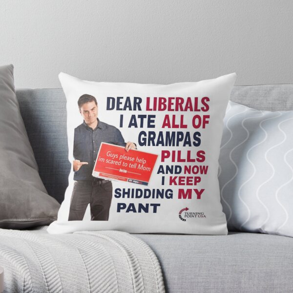 Ben Shapiro Libtard Meme Throw Pillow