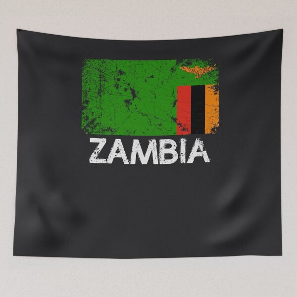 Item preview, Zambian Flag Design | Vintage Made In Zambia Gift designed and sold by melsens.
