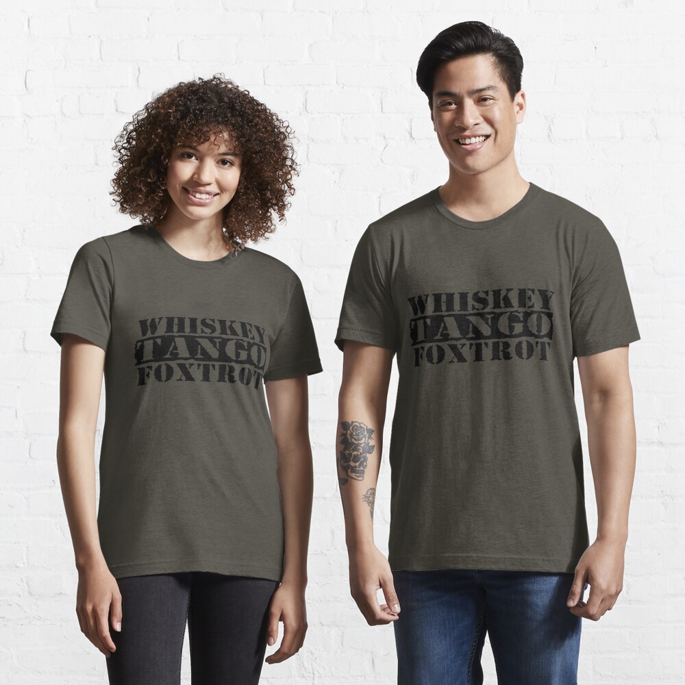 Discover WTF?! WHISKEY TANGO FOXTROT Essential T-Shirt