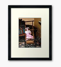 Doll in Carriage Framed Print