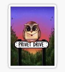 Owl Post Sticker