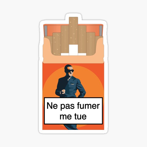 Ne pas fumer me tue ! OSS 117 Sticker