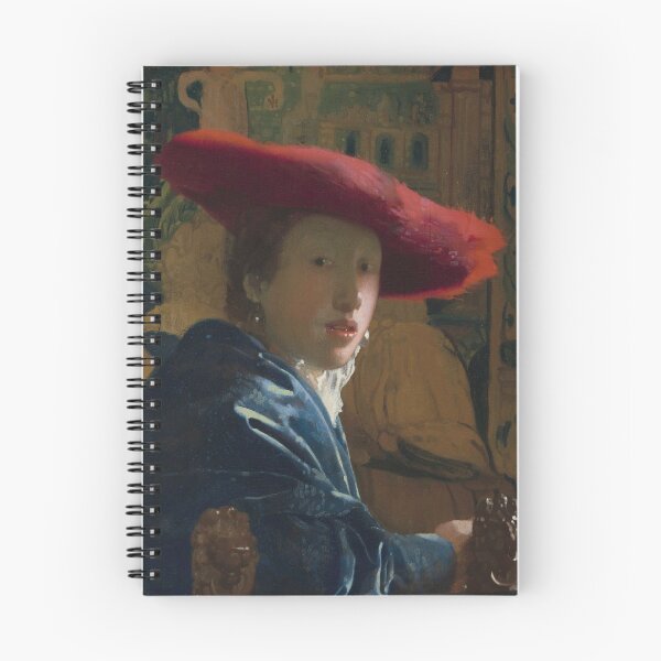 Item preview, Johannes Vermeer, Girl with the Red Hat, 1665/1666 Painting designed and sold by VibrantDesign.