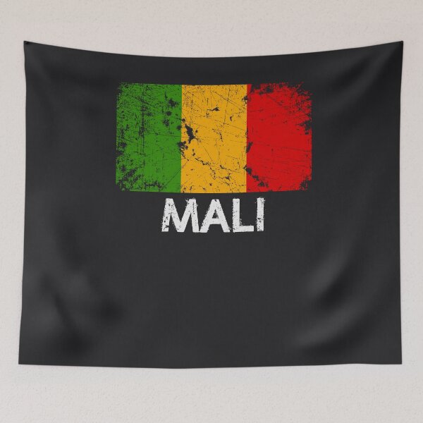 Item preview, Malian Malinese Flag Design | Vintage Made In Mali Gift designed and sold by melsens.