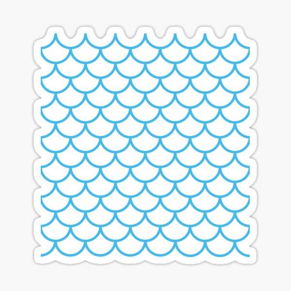 Download Mermaid Scale Stickers Redbubble