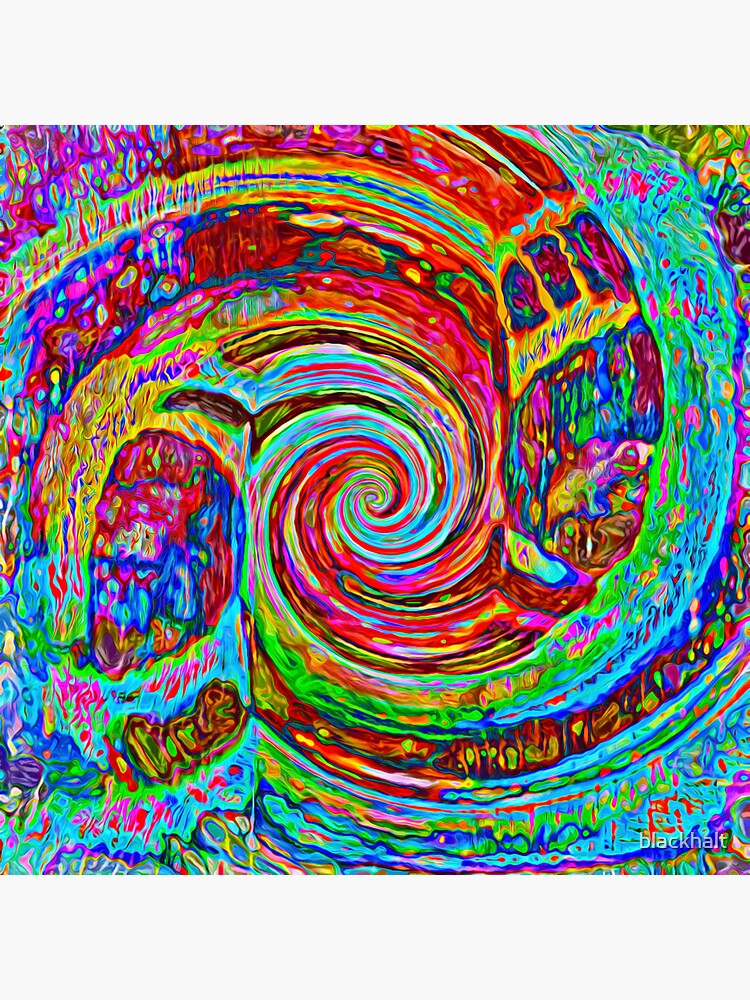 Thumbnail 3 of 3, Sticker, Ultra fibonacci ... designed and sold by blackhalt.