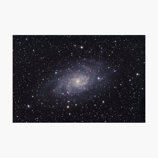 M33 Spiral Galaxy Photographic Print