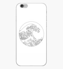 Minimalistische große Welle iPhone-Hülle & Cover
