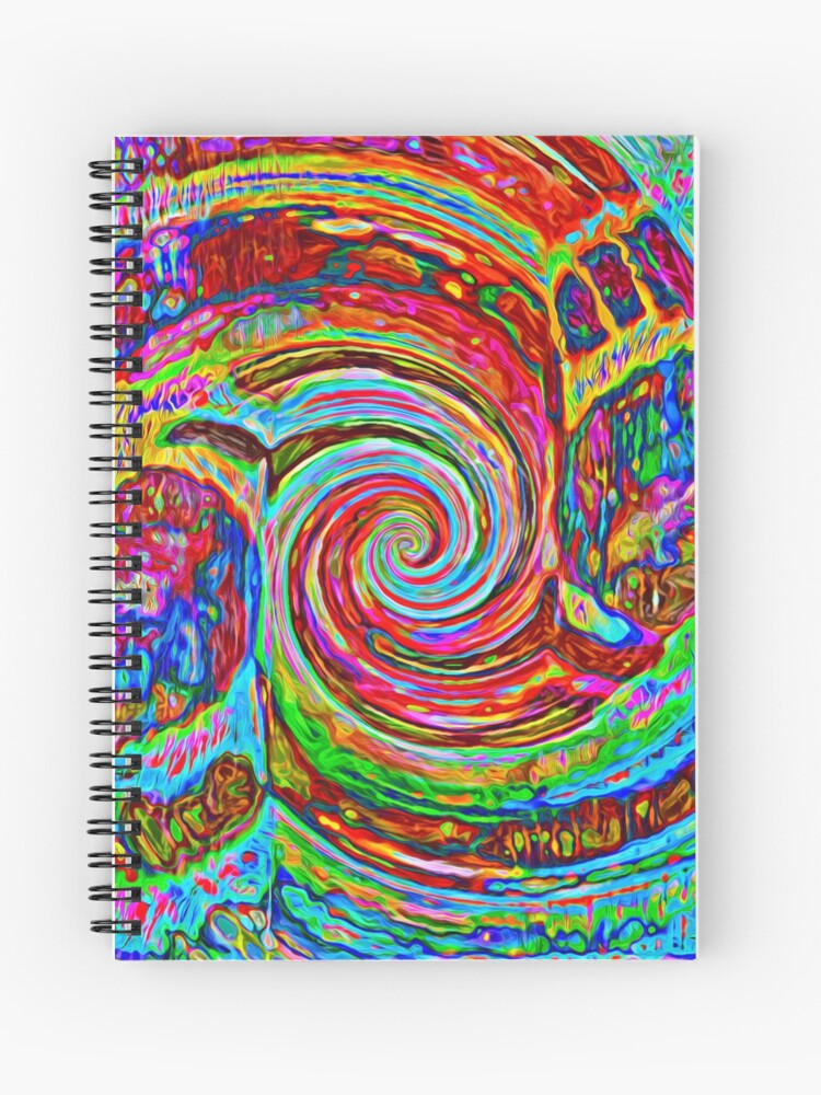 Thumbnail 1 of 3, Spiral Notebook, Ultra fibonacci ... designed and sold by blackhalt.