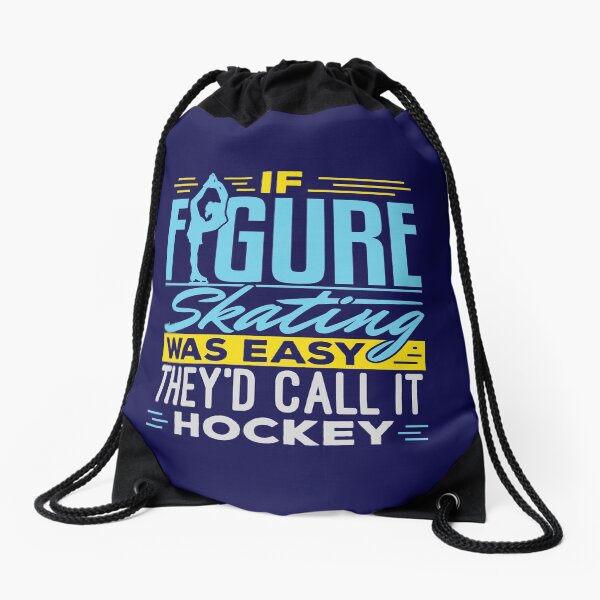Aperçu de l'œuvre Si le patinage artistique était facile, on l'appellerait hockey créée et vendue par jaygo.