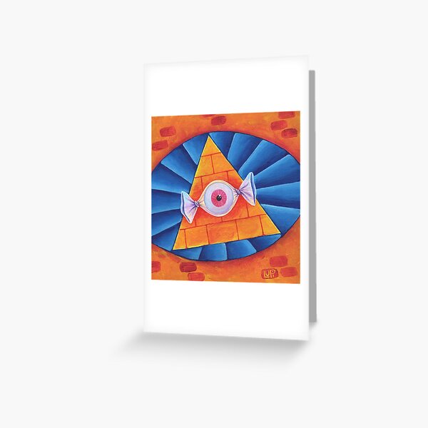 The All-Seeing Eye Candy Greeting Card