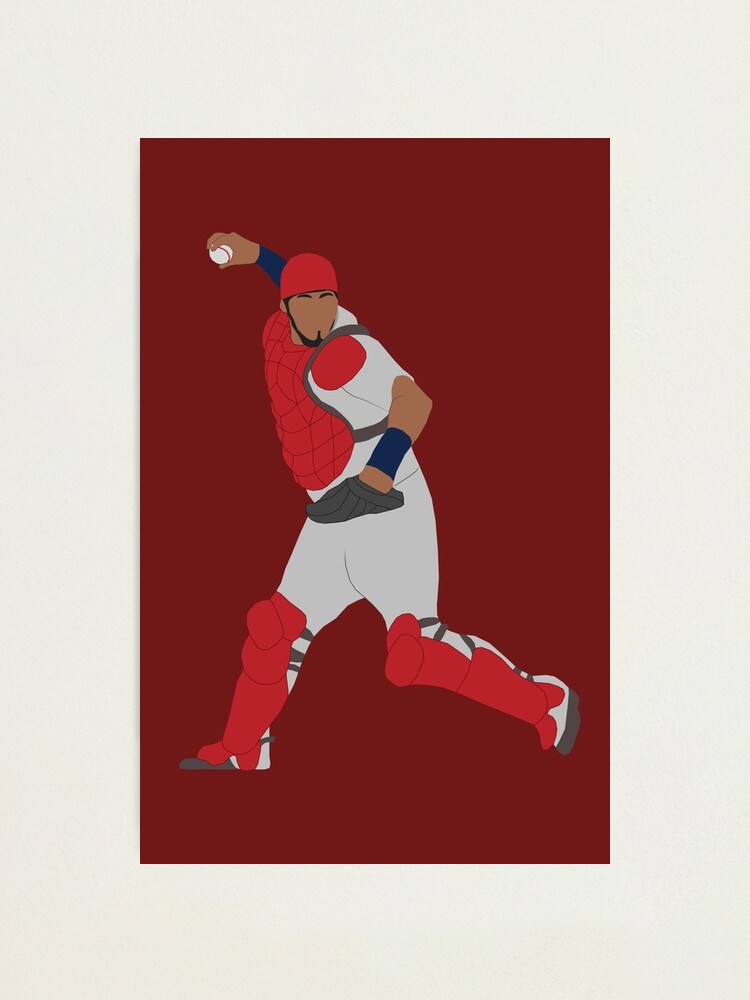 Yadier Molina Jersey  Art Board Print for Sale by athleteart20