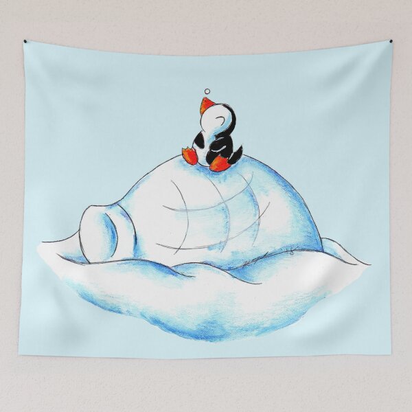 Item preview, Home Sweet Igloo (South Pole) designed and sold by KOKeefeArt.