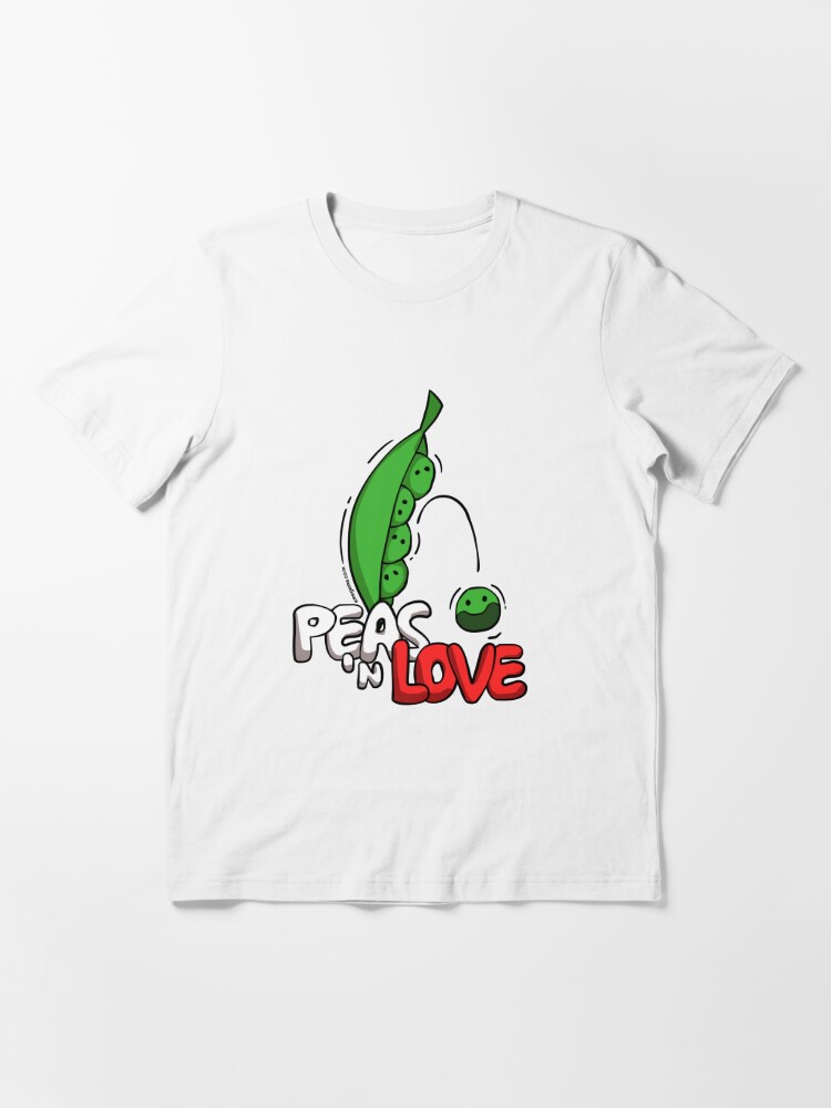 Alternate view of Peas 'n Love Essential T-Shirt