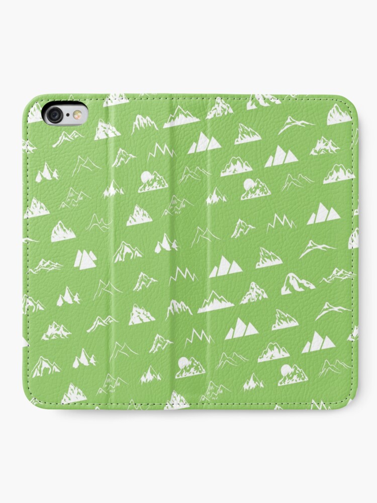 Alternate view of Mountains all over iPhone Wallet
