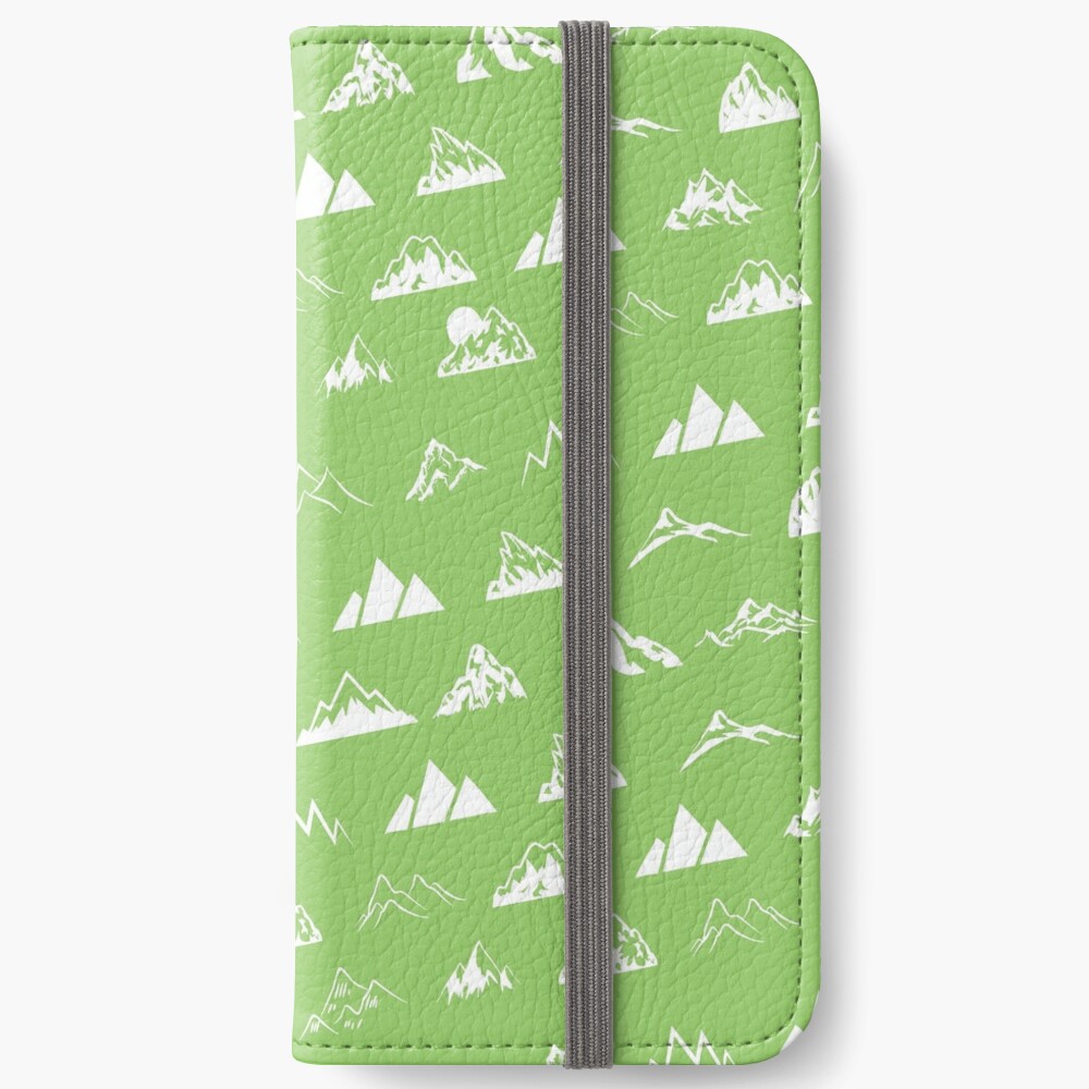 Mountains all over iPhone Wallet