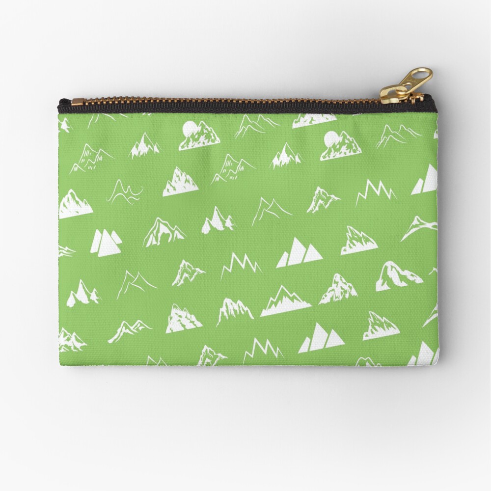 Mountains all over Zipper Pouch