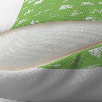 Alternate view of Mountains all over Floor Pillow