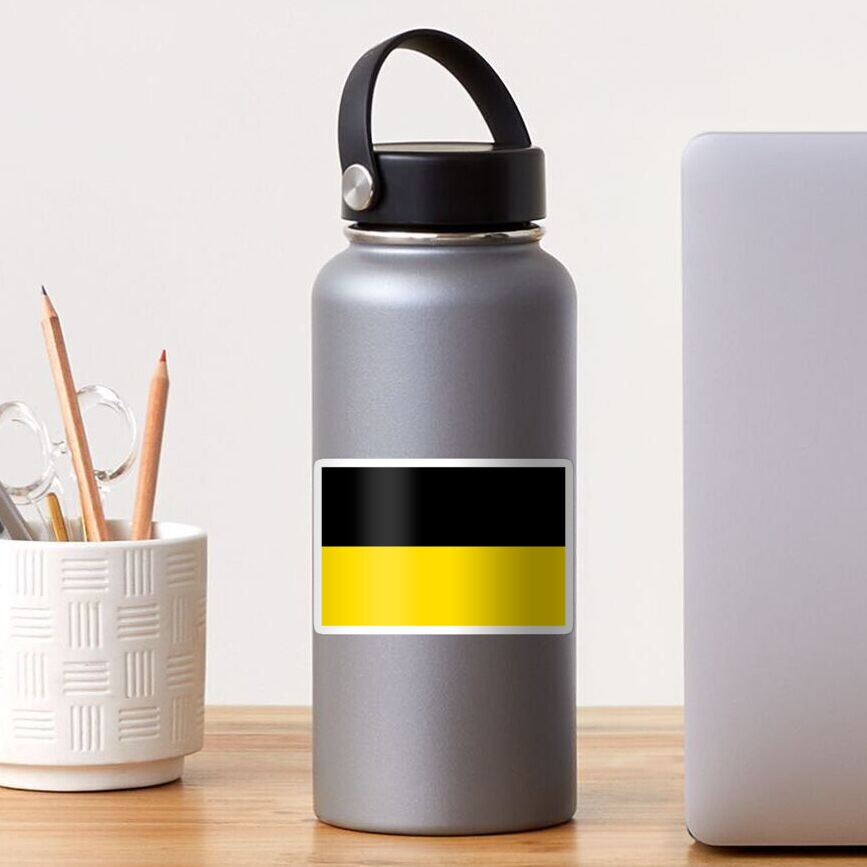 "Flag of Kashubia" Sticker for Sale by PZAndrews Redbubble