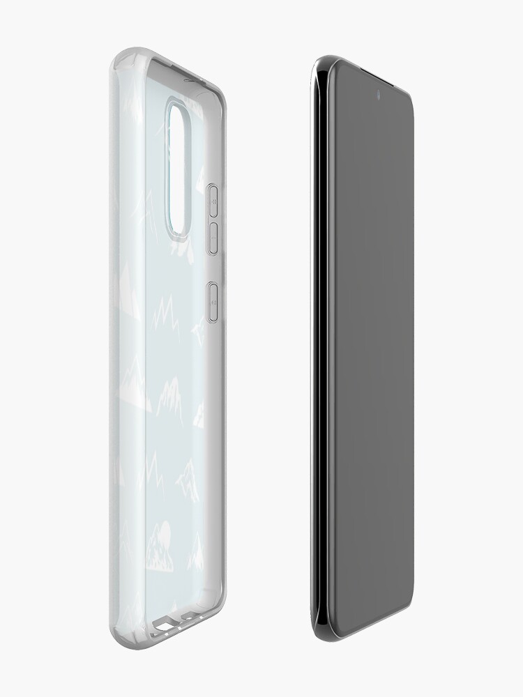 Alternate view of Mountains all over - turquoise Case & Skin for Samsung Galaxy