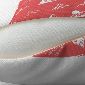 Alternate view of My mountains Throw Pillow