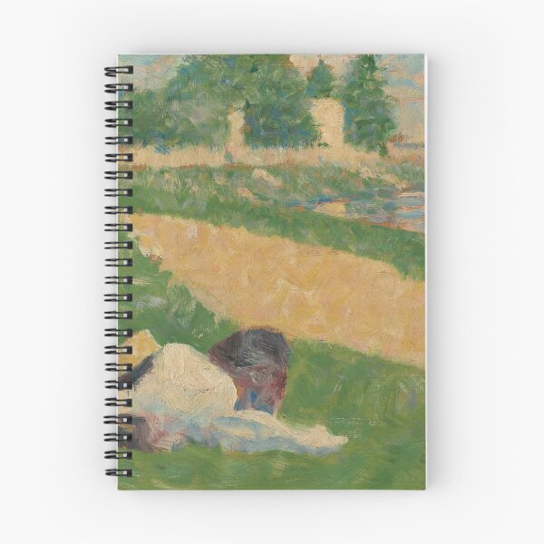 Item preview, Georges Seurat, The Seine with Clothing on the Bank (Study for "Bathers at Asnières"), 1883/1884 Painting designed and sold by VibrantDesign.